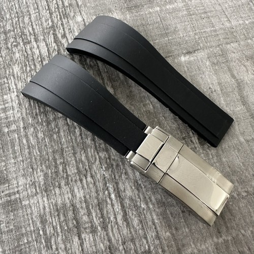 20mm black silicone - silicone, rubber