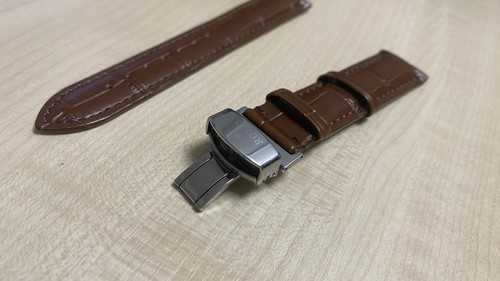 18mm 19mm 20mm brown leather - brown,