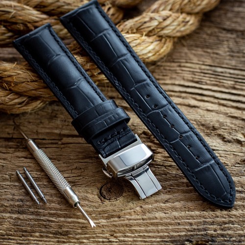 Crocodile grain leather - crocodile, watch