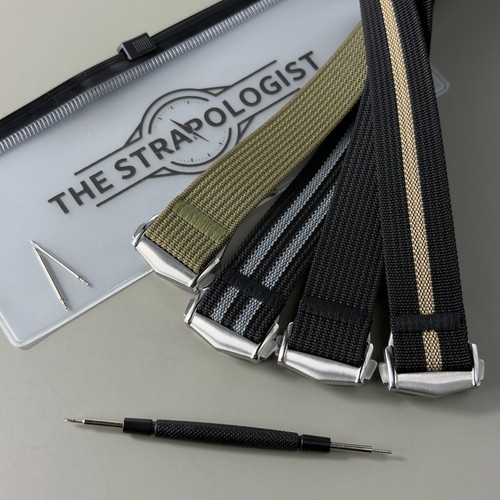 Single pass nylon watch strap - single,