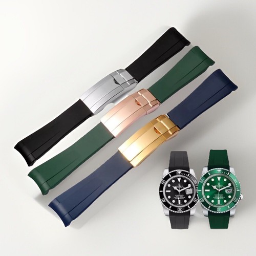 22mm rubber strap for rolex - rubber,